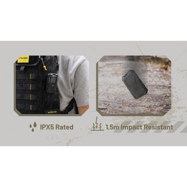 Nitecore EMR06 TAC, Dispozitiv Anti Tantari, Reincarcabil USB-C, Protectie 5m www.easylight.ro