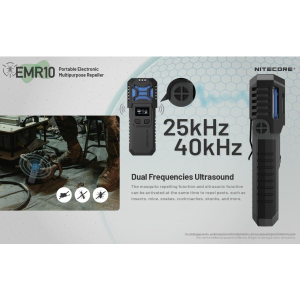 Nitecore EMR10, Dispozitiv Anti Tantari, Functie PowerBank 