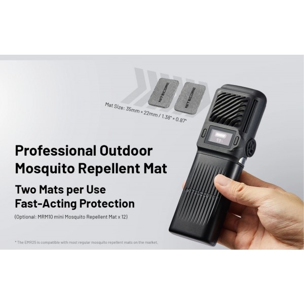 Nitecore EMR25, Dispozitiv Anti Tantari, Functie Powerbank www.easylight.ro