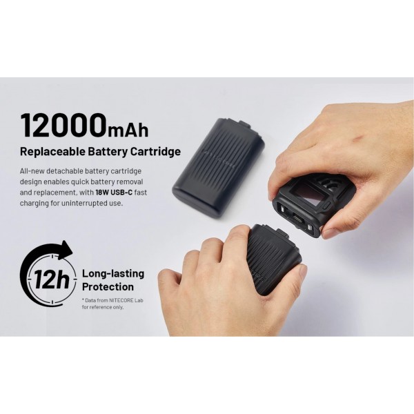 Nitecore EMR25, Dispozitiv Anti Tantari, Functie Powerbank www.easylight.ro