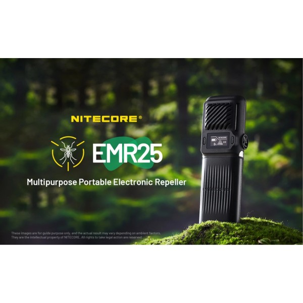 Nitecore EMR25, Dispozitiv Anti Tantari, Functie Powerbank www.easylight.ro