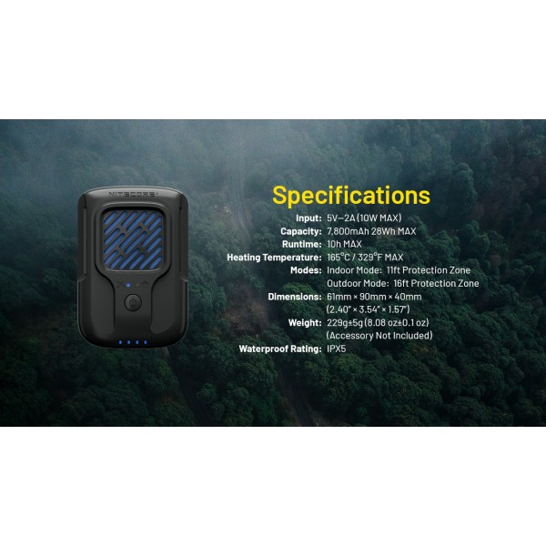 Nitecore EMR40, Dispozitiv Anti Tantari