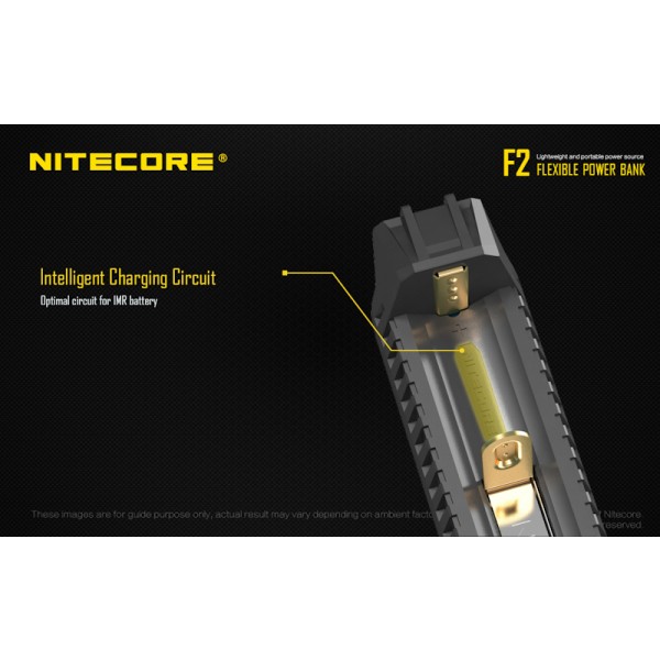 Nitecore F2, Încărcător USB Acumulatori