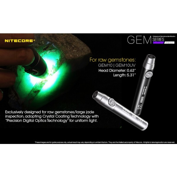 Nitecore GEM8, Lanternă Gemologie