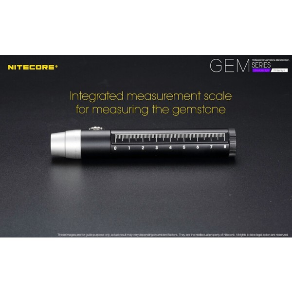 Nitecore GEM10, Lanternă Gemologie
