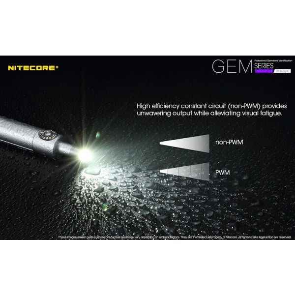 Nitecore GEM10, Lanternă Gemologie