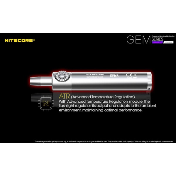 Nitecore GEM8, Lanternă Gemologie