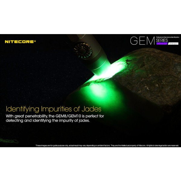 Nitecore GEM8, Lanternă Gemologie