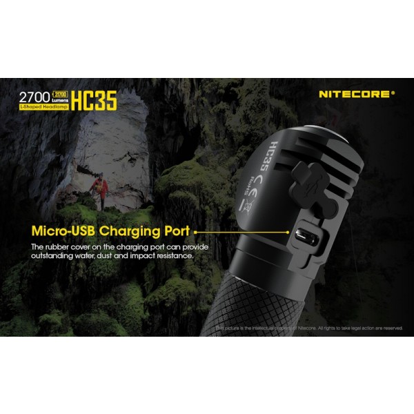 Nitecore HC35, Lanternă Frontală 