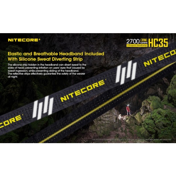 Nitecore HC35, Lanternă Frontală 