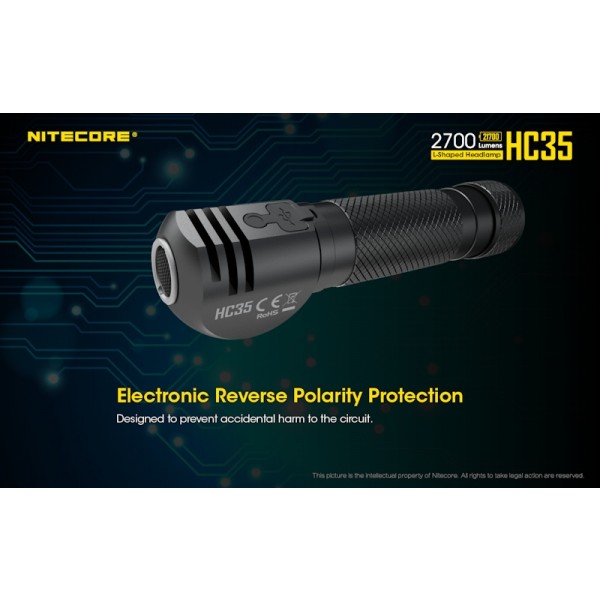 Nitecore HC35, Lanternă Frontală 