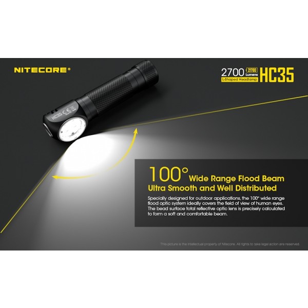 Nitecore HC35, Lanternă Frontală 