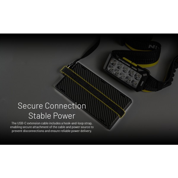 Nitecore HU2000, Lanterna Frontala, Alimentare USB-C, 2000 Lumeni, 160 Metri www.easylight.ro