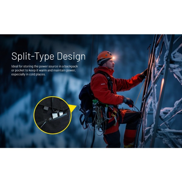 Nitecore HU2000, Lanterna Frontala, Alimentare USB-C, 2000 Lumeni, 160 Metri www.easylight.ro