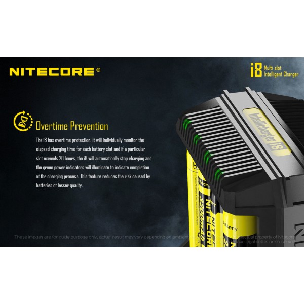 Nitecore I8, Încărcător Acumulatori