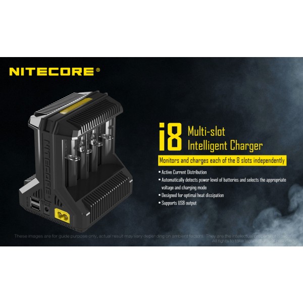 Nitecore I8, Încărcător Acumulatori
