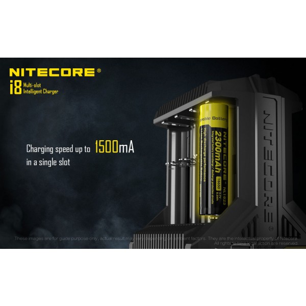 Nitecore I8, Încărcător Acumulatori
