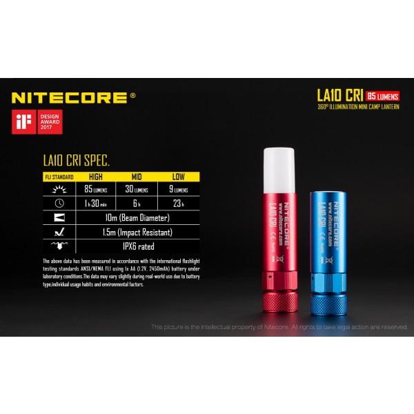 Nitecore LA10 CRI, Lanternă Led #19