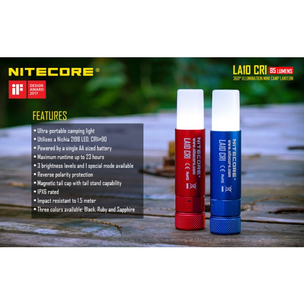 Nitecore LA10 CRI, Lanternă Led #8