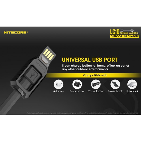 Nitecore LC10, Încărcător USB