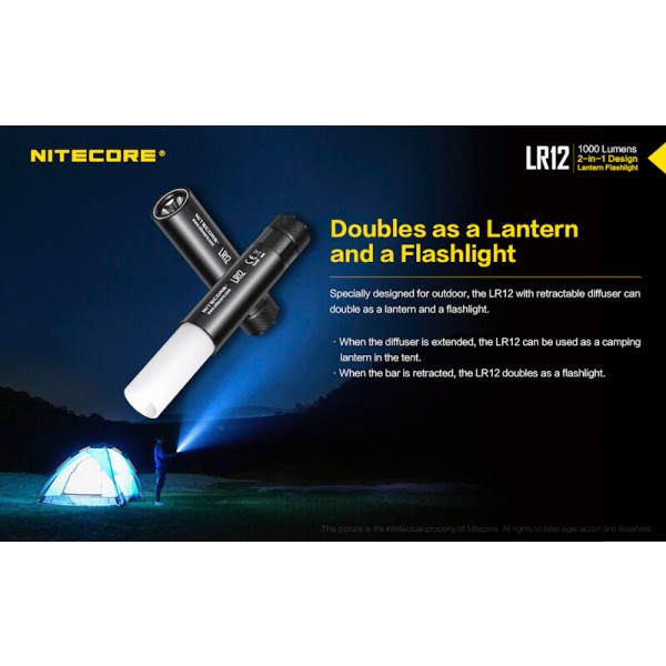 Nitecore LR12, Lanterna Led