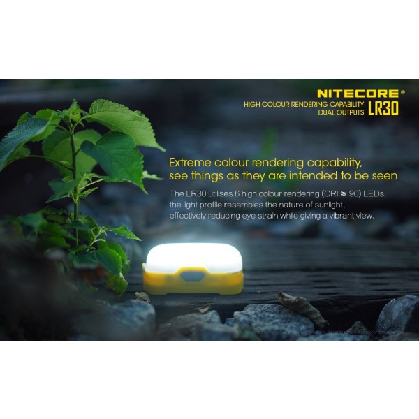 Nitecore LR30, Lanternă Led