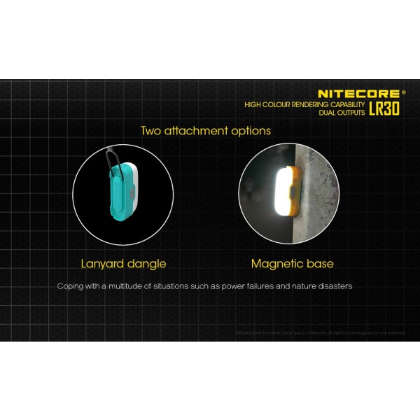 Nitecore LR30, Lanternă Led
