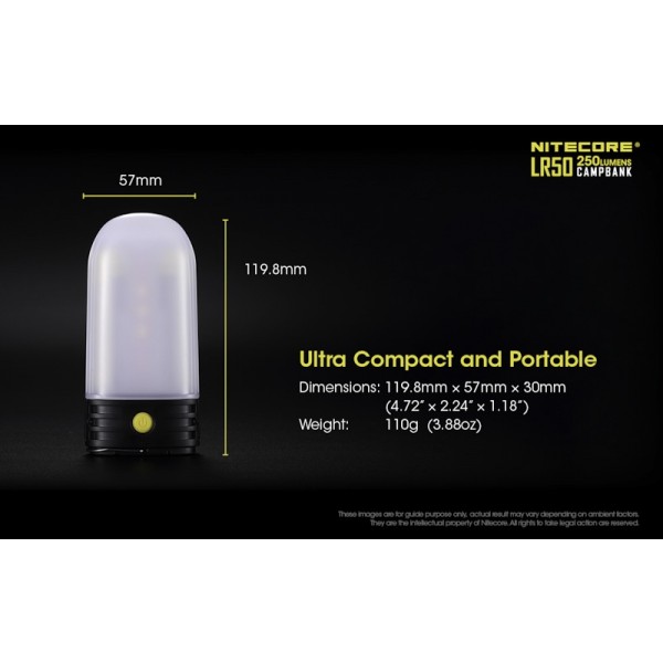 Nitecore LR50, Lanterna Camping