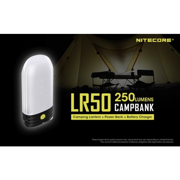 Nitecore LR50, Lanterna Camping