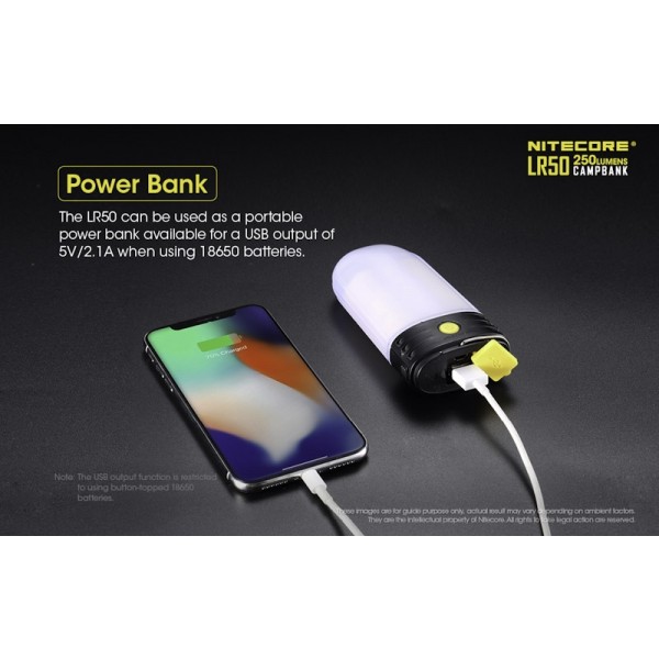 Nitecore LR50, Lanterna Camping