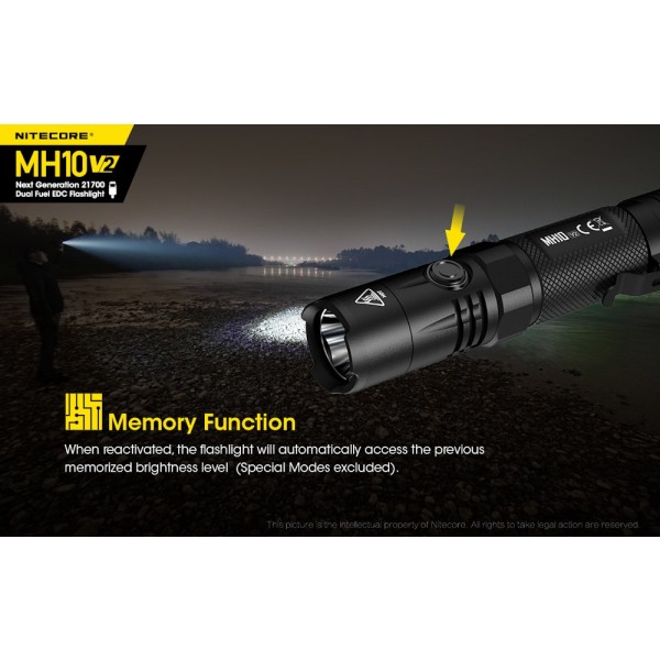 Nitecore MH10 V10, Lanterna LED