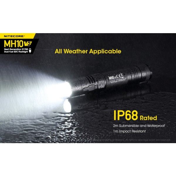 Nitecore MH10 V10, Lanterna LED