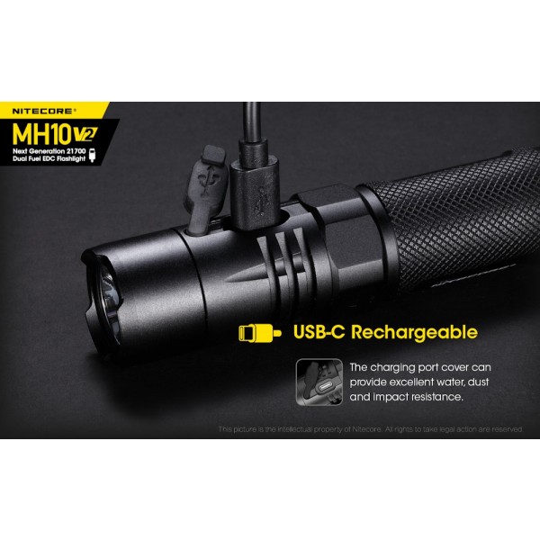 Nitecore MH10 V10, Lanterna LED