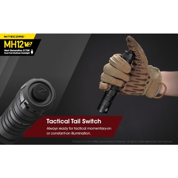 Nitecore MH12 V2, lanterna Led, Reincarcabila USB-C