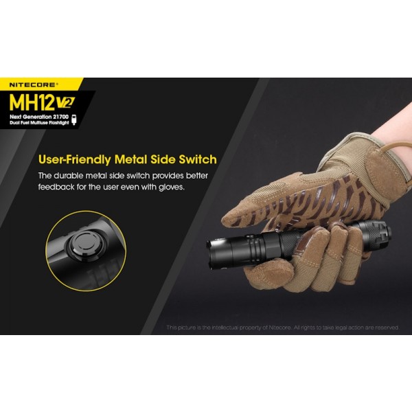 Nitecore MH12 V2, lanterna Led, Reincarcabila USB-C