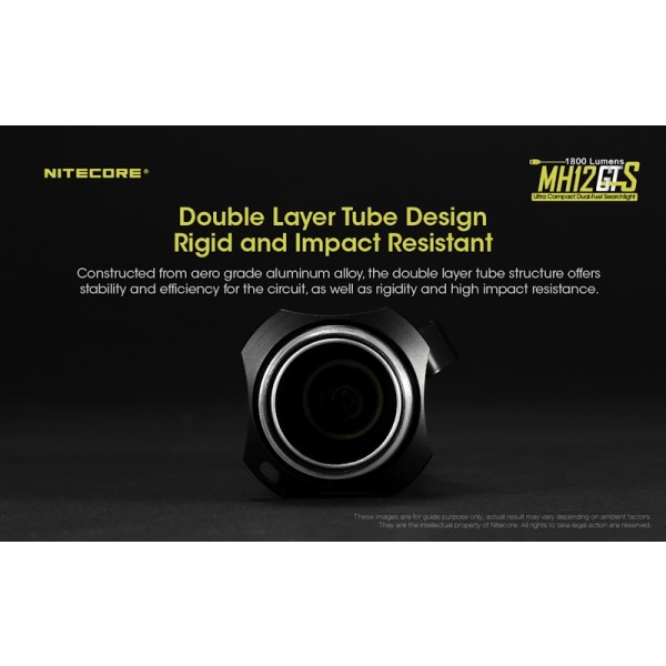 Nitecore MH12GTS, Lanterna Led