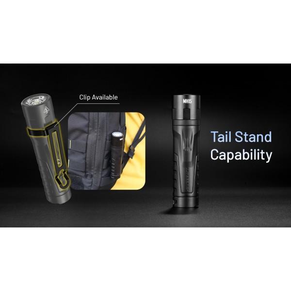 Nitecore MH15, Lanternă Profesionala, Reîncărcabilă USB-C, 2000 Lumeni, 250 Metri, Functie Powerbank