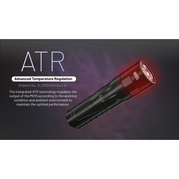 Nitecore MH15, Lanternă Profesionala, Reîncărcabilă USB-C, 2000 Lumeni, 250 Metri, Functie Powerbank
