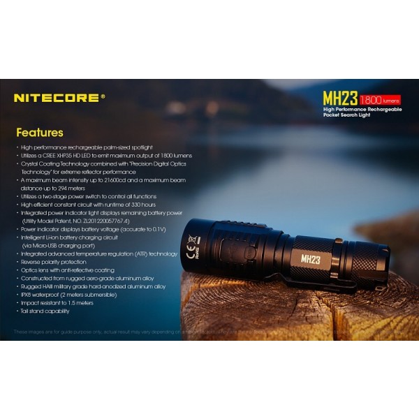 Nitecore MH23, Lanternă Led 