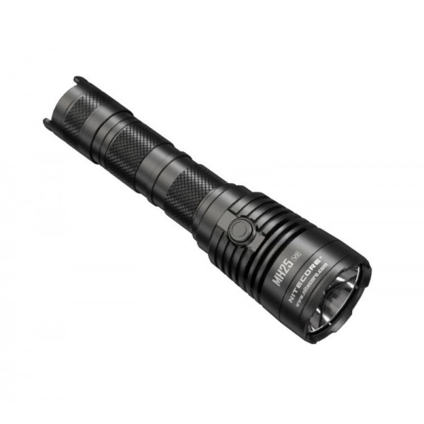 Nitecore MH25 V2, Lanternă Profesională, Reîncărcabilă USB-C, 1300 Lumeni, 475 Metri