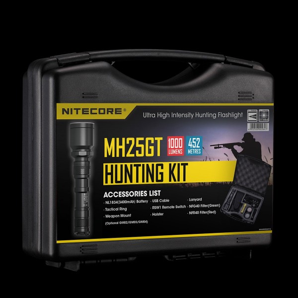 Nitecore MH25GT kit de vânătoare