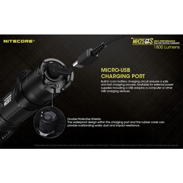 Nitecore MH25GTS, Lanterna Led 