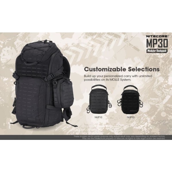 Nitecore MP30, Rucsac Modular, 30 Litri
