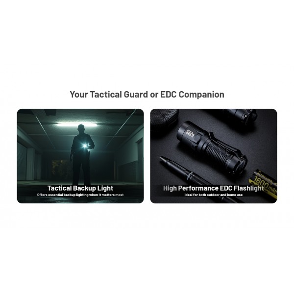 Nitecore MT1C Pro, Lanterna Profesionala, Reincarcabila USB-C, 1000 Lumeni, 360 Metri www.easylight.ro