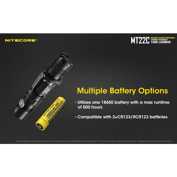 Nitecore MT22C, Lanternă Led