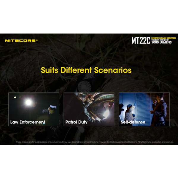 Nitecore MT22C, Lanternă Led