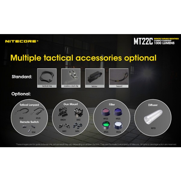 Nitecore MT22C, Lanternă Led