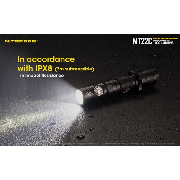Nitecore MT22C, Lanternă Led
