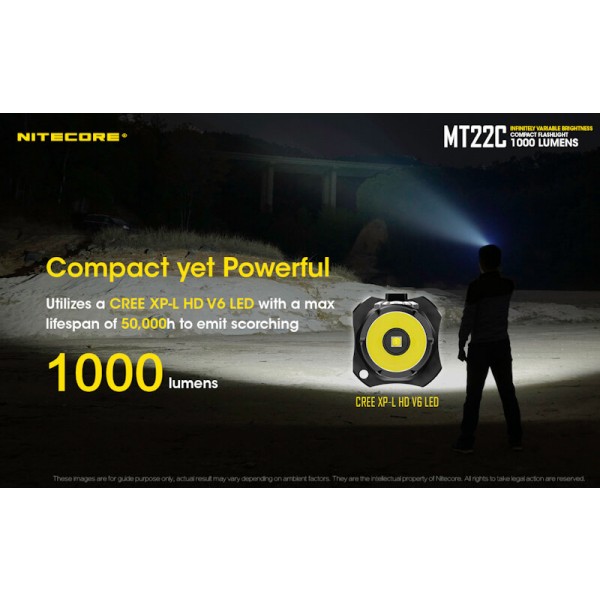 Nitecore MT22C, Lanternă Led