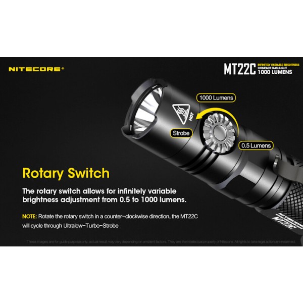 Nitecore MT22C, Lanternă Led